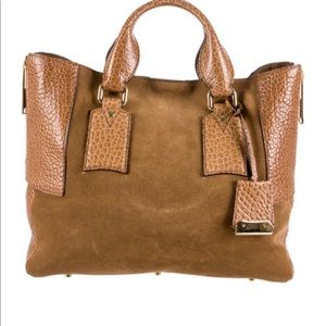 Burberry suede purse